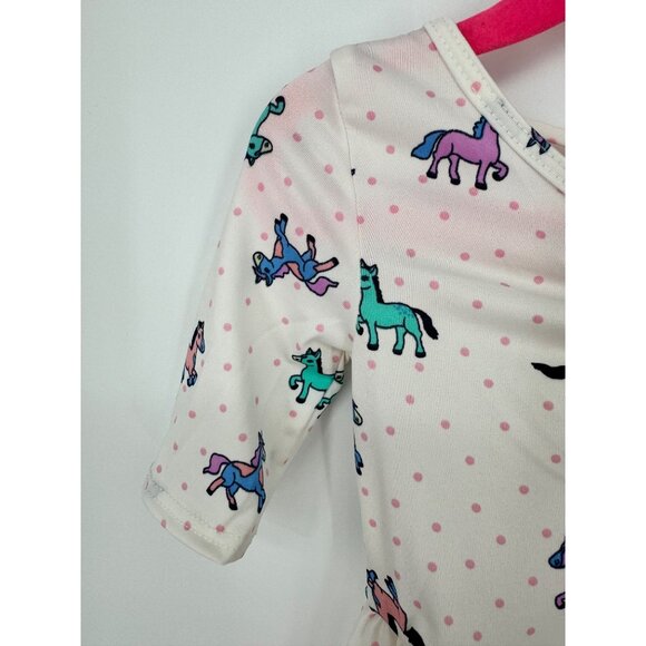 Dotdotsmile Girls Size 12/24 Months Ballerina Dress Multi Color Horses NWT - Picture 4 of 6